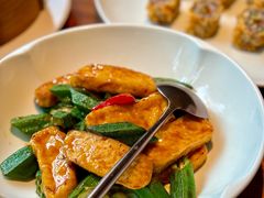 安溪豆干炒秋葵-CHIC1699远洋私厨