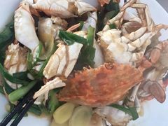 姜葱炒螃蟹-湛江海鲜餐厅