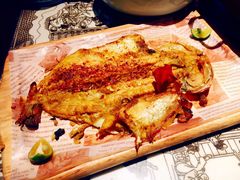 烤罗非鱼-绿茶餐厅(松江万达店)