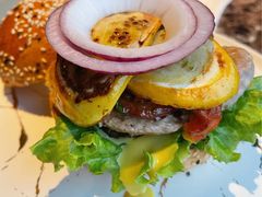蘑菇素排汉堡-Lets burger非常汉堡·环球风味(蓝色港湾店)