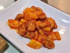 菠萝咕噜肉-长春观斋补堂素菜馆
