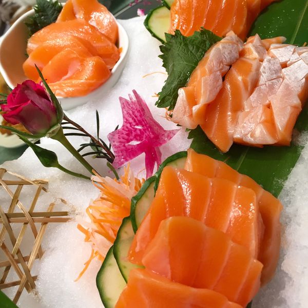 新西兰帝王鲑刺身