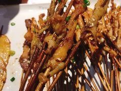烤鸡皮串-木屋烧烤(双榆树店)