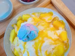 芒果榴莲绵绵冰-怪物的冰与火(天虹商场中山路店)