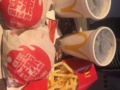 麦辣鸡腿堡鸡翅餐-麦当劳(龙洞店)