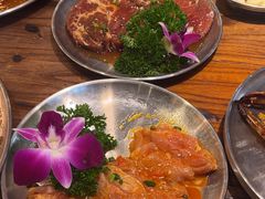 -明洞阿姨·韩式酱蟹烤肉·创意料理(三元桥店)