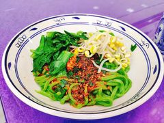 油泼面-秦君宝手擀菠菜面(金花路店)