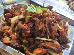 炒鸡架-勃利地摊·勃立小串烧烤