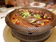 宝轩招牌鱼头泡饼-宝轩渔府·老字号海鲜·正宗津菜(水上店)