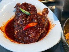-草家酱蟹炭火烤肉店(珲春南路一店)