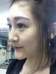 刚刚补好眉毛！美吗？-平萍纹绣韩式半永久定妆