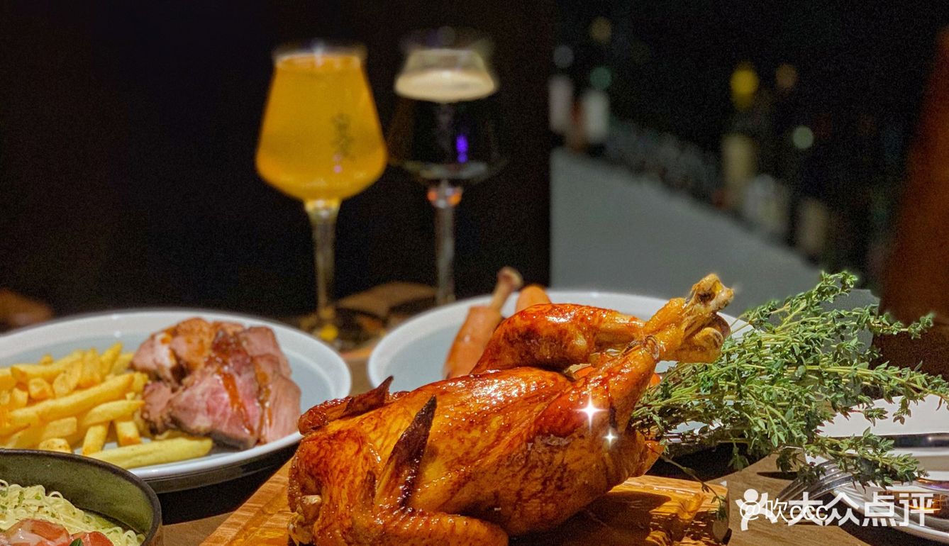 魔都小众酒馆精酿啤酒配一整只烤鸡60超适合约会60