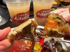 -草家酱蟹炭火烤肉店(珲春南路一店)
