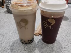 烤黑糖波波奶茶-喜茶(合肥正大广场店)