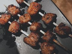 烤猪颈肉-烤匠麻辣烤鱼(环球中心店)