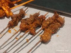 铁签牛肉串-红柳枝滩羊烧烤·非遗