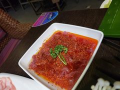 秘制香辣牛肉-老诚一锅羊蝎子(黄寺大街店)