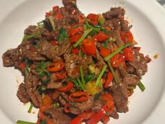 香菜炒牛肉-湘香湖南菜(Chinatown店)