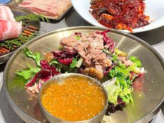 -草家酱蟹炭火烤肉店(珲春南路一店)