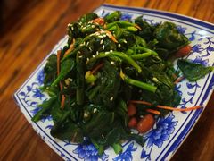 果仁菠菜-老门刀削面(小酱坊店)