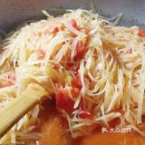 香甜美味的西红柿土豆丝