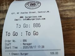 -Burger Joys Central(中环士丹利街店)