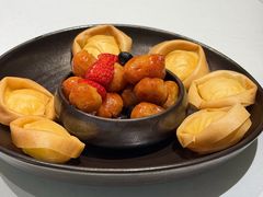 元宝炸奶拼咕噜肉-顺德渔村(南山店)