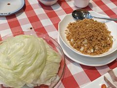 生菜虾松-老妈私房菜