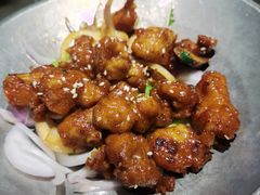 蒜香蜜汁排骨-绿茶餐厅(二七万达店)