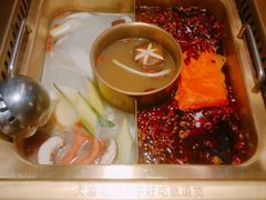 魔鬼辣+菌汤+骨汤-大渝火锅(江都金鹰店)
