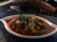 酸辣木瓜青梅鱼-海韵人家.海景花园经典云南菜(双廊店)