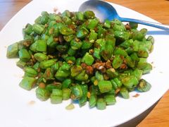 榄菜肉末四季豆-花舍·新派粤菜·西餐·下午茶(亚运村·鸟巢店)