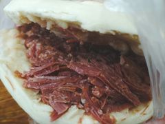 -清真马乐贝腊牛肉蛋黄菜夹馍(马蓉洒金桥店)
