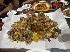 -东来菜馆•手抓海鲜家常菜•海鲜锅贴(鸽子窝店)
