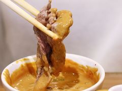 古法现磨芝麻酱-古铜老院铜锅涮肉·清真(双井店)