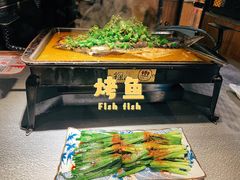 鲜青椒烤鱼-探鱼·鲜青椒爽麻烤鱼(广州花都来又来店)