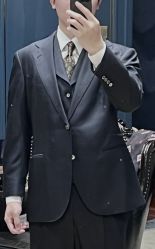 点击看大图 -怒马会 全麻衬西装高级定制