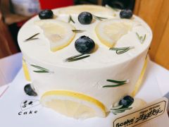 柠檬蓝莓无蔗糖蛋糕-5Cake五度无蔗糖低脂蛋糕(陶然亭店)