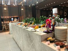 自助取餐区-上海虹桥宾馆味翠餐厅