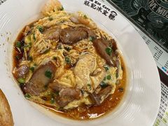 虾仁叉烧双拼滑蛋饭-旺记冰室(九龙中心大厦店)
