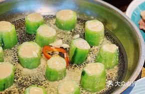 Fermented Tofu Baked Loofah