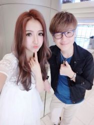 粉亚麻色-icare美发沙龙