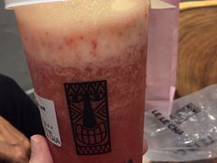 奶酪红草莓-LELECHA乐乐茶(上海五角场万达广场店)