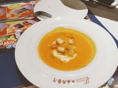 石斑鱼粒南瓜忌廉汤-美森西餐厅(曙光大道店)