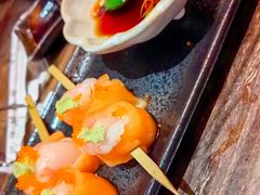 三文鱼甜虾荔枝串-侘与火 Wabi 侘寂烟火•锅物料理(大屯DT51店)