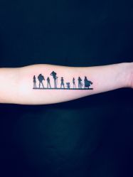 手臂-怪咖纹身刺青