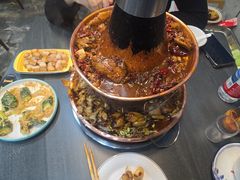 -超越炭火牛蛙火锅鸡(河东店)