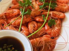 白灼斑节虾-鑫悦楼煎蟹·16年海鲜大排档