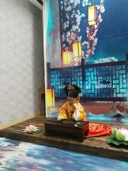 -后宫·古装汉服京剧儿童亲子全家福摄影