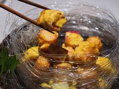 鸟巢金箔油条虾-解香楼(八盘岭路店)